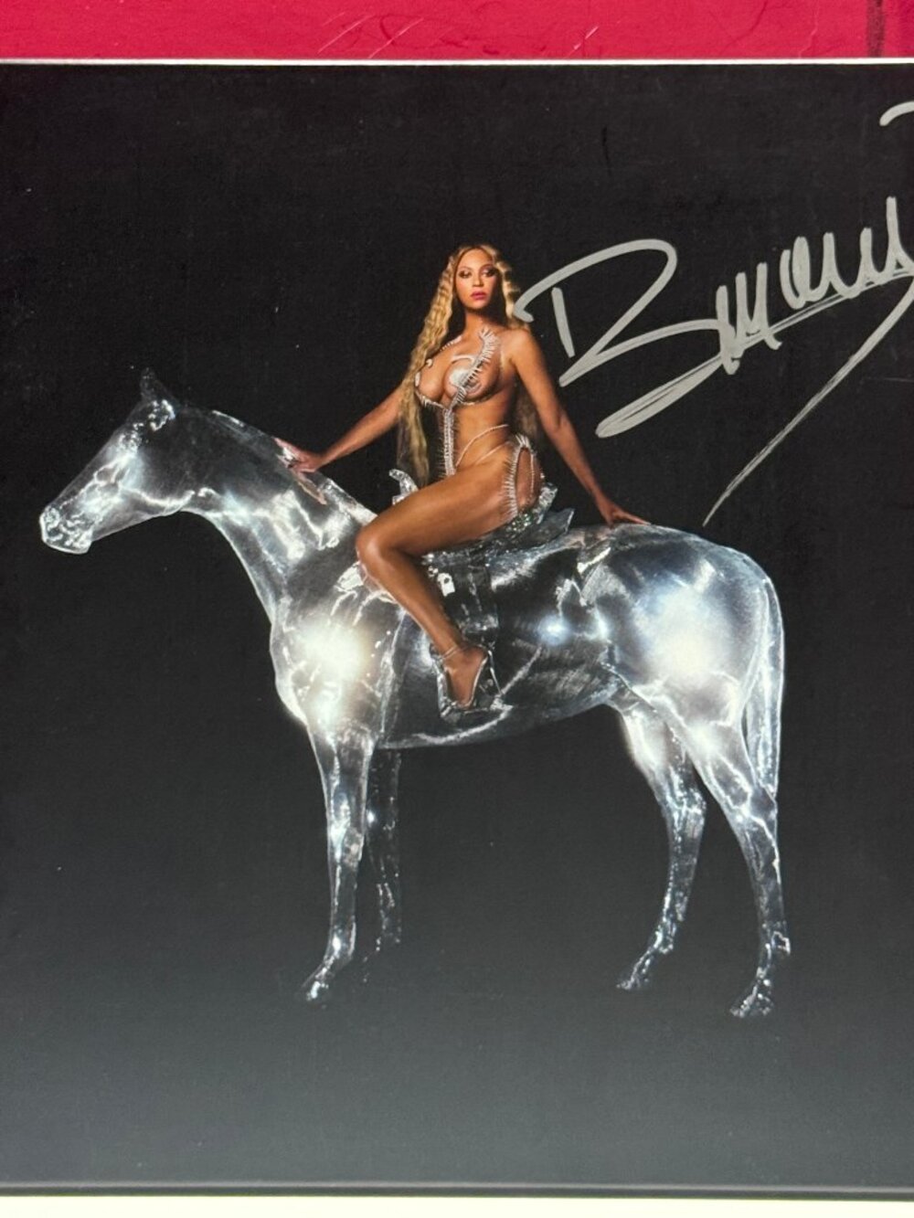 HAND SIGNED BEYONCE - RENAISSANCE VINYL LP - COA AUTHENTICATED…